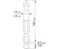 YATO Sada bit 1/4" 2 ks kov L=150 mm PH1, PH2 YTO YT-0489, YT-0489