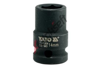 YATO Nástavec 1/2" rázový šestihranný 14 mm CrMo YTO YT-1004, YT-1004 YATO Nástavec 1/2" rázový šestihranný 14 mm CrMo YTO YT-1004, YT-1004