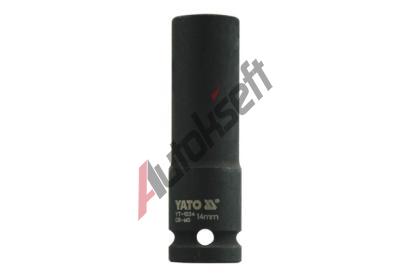 YATO Nstavec 1/2" rzov estihrann hlubok 14 mm CrMo YTO YT-1034, YT-1034