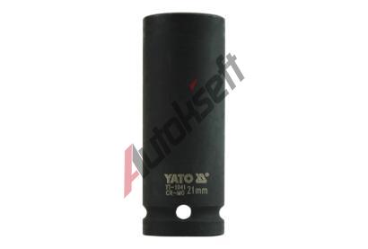 YATO Nstavec 1/2" rzov estihrann hlubok 21 mm CrMo YTO YT-1041, YT-1041