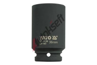 YATO Nstavec 3/4" rzov estihrann hlubok 36 mm CrMo YTO YT-1136, YT-1136
