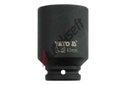 YATO Nstavec 3/4" rzov estihrann hlubok 43 mm CrMo YTO YT-1143, YT-1143