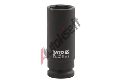 YATO Nstavec 1" rzov estihrann hlubok 30 mm CrMo YTO YT-1176, YT-1176