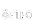 YATO N�stavec 1/2" 8 mm dvan�ctihrann� YTO YT-1270, YT-1270