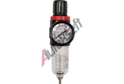 YATO Regultor tlaku vzduchu 1/4", max. 0,93MPa, s filtrem (15ccm) YTO YT-2382, YT-2382