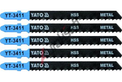 YATO List pilov do pmoar pily 100 mm na kov TPI8 5 ks YTO YT-3411, YT-3411