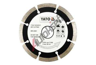 YATO Kotou� diamantov� 115 x 22,2 x 2,1 mm YTO YT-6002, YT-6002