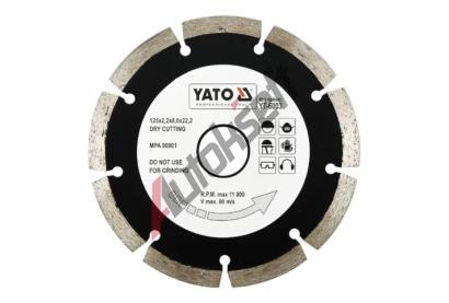 YATO Kotou� diamantov� 125 x 22,2 x 2,2 mm YTO YT-6003, YT-6003