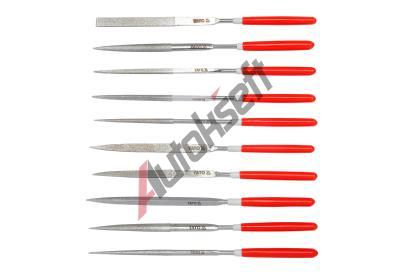 YATO Sada piln�k� jehlov�ch diamantov�ch 3 x 140 mm 10 ks 50 mm YTO YT-6144, YT-6144