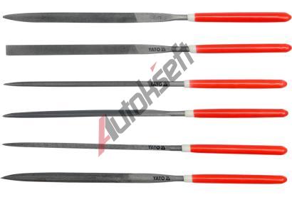 YATO Sada pilníků jehlových 3 x 140 mm 6 ks YTO YT-6160, YT-6160 YATO Sada pilníků jehlových 3 x 140 mm 6 ks YTO YT-6160, YT-6160