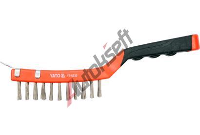 YATO Kartáč drátěný ruční 290 mm YTO YT-6339, YT-6339 YATO Kartáč drátěný ruční 290 mm YTO YT-6339, YT-6339