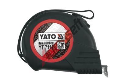 YATO Metr svinovac� 8 m x 25 mm autostop YTO YT-7112, YT-7112