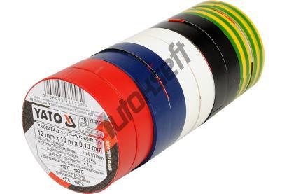 YATO Pska izolan 12 x 0,13 mm x 10 m barevn 10 ks YTO YT-8156, YT-8156