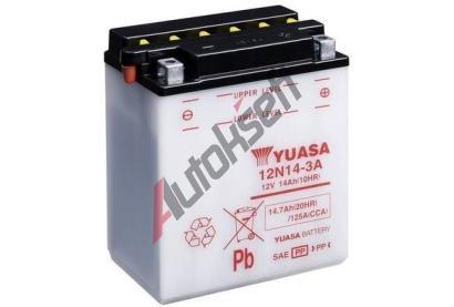 YUASA Startovac baterie Conventional 12 Volt YUS 12N14-3A, 12N14-3A