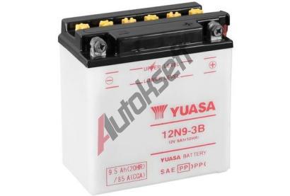 YUASA Startovac baterie Conventional 12 Volt YUS 12N9-3B, 12N9-3B