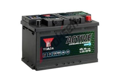 YUASA Startovac� baterie Leisure Batteries YUS L28-EFB, L28-EFB