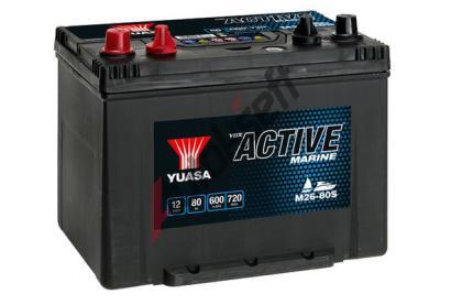 YUASA Startovac� baterie Marine Batteries YUS M26-80S, M26-80S