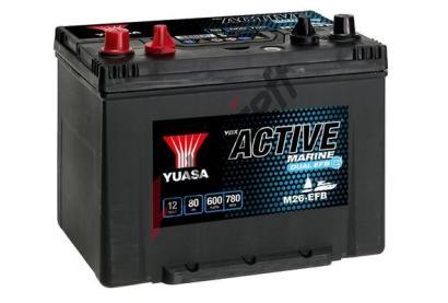 YUASA Startovac� baterie Marine Batteries YUS M26-EFB, M26-EFB