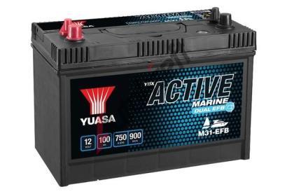 YUASA Startovac� baterie Marine Batteries YUS M31-EFB, M31-EFB