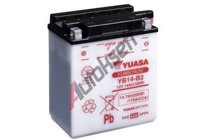 YUASA Startovac baterie YuMicron YUS YB14-B2, YB14-B2