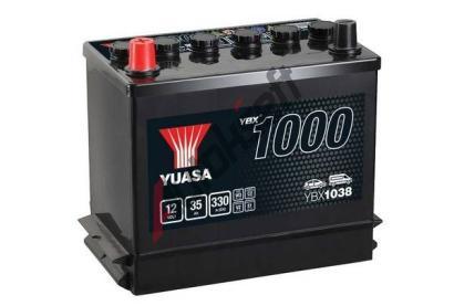 YUASA Startovac baterie YBX1000 CaCa Batteries YUS YBX1038, YBX1038