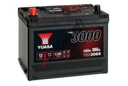 YUASA Startovac baterie YBX3000 SMF Batteries YUS YBX3069, YBX3069