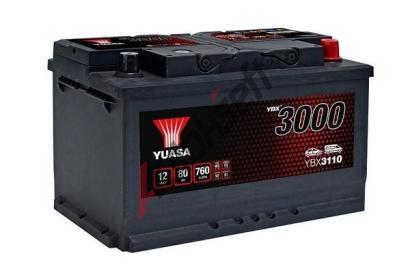 YUASA Startovac baterie YBX3000 SMF Batteries YUS YBX3110, YBX3110