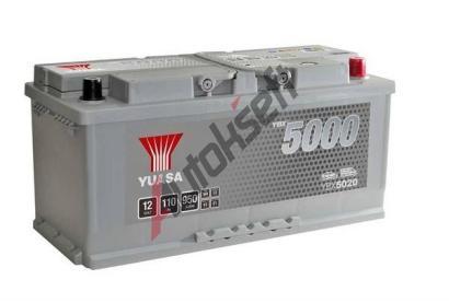 YUASA Startovac baterie YBX5000 Silver High Performance SMF Batteries YUS YBX5020, YBX5020