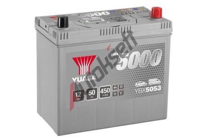 YUASA Startovac baterie YBX5000 Silver High Performance SMF Batteries YUS YBX5053, YBX5053