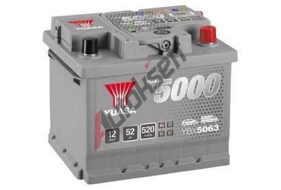 YUASA Startovac baterie YBX5000 Silver High Performance SMF Batteries YUS YBX5063, YBX5063