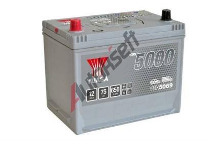 YUASA Startovac baterie YBX5000 Silver High Performance SMF Batteries YUS YBX5069, YBX5069
