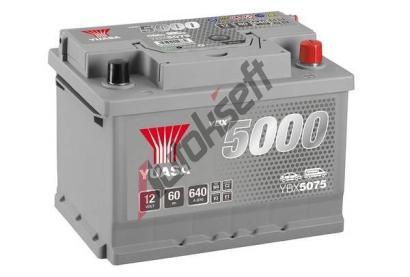YUASA Startovac baterie YBX5000 Silver High Performance SMF Batteries YUS YBX5075, YBX5075