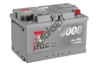 YUASA Startovac baterie YBX5000 Silver High Performance SMF Batteries YUS YBX5100, YBX5100