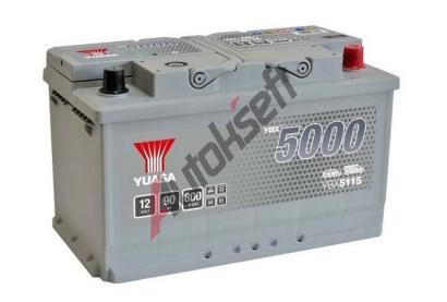 YUASA Startovac baterie YBX5000 Silver High Performance SMF Batteries YUS YBX5115, YBX5115