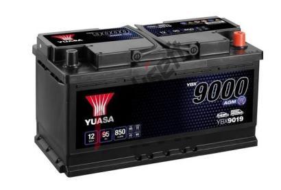 YUASA Startovac baterie YBX9000 AGM Start Stop Plus Batteries YUS YBX9019, YBX9019