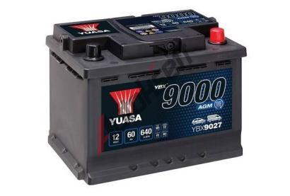 YUASA Startovac baterie YBX9000 AGM Start Stop Plus Batteries YUS YBX9027, YBX9027