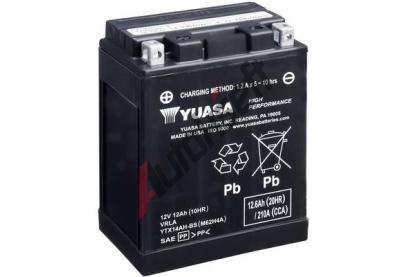 YUASA Startovac baterie High Performance Maintenance Free YUS YTX14AH-BS, YTX14AH-BS