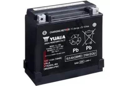 YUASA Startovac� baterie High Performance Maintenance Free YUS YTX20HL-BS-PW, YTX20HL-BS-PW