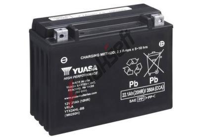 YUASA Startovac baterie High Performance Maintenance Free YUS YTX24HL-BS, YTX24HL-BS