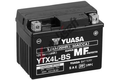 YUASA Startovac baterie Maintenance Free YUS YTX4L-BS, YTX4L-BS