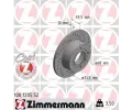 ZIMMERMANN Brzdov kotou drkovan SPORT COAT Z - 245 mm ‐ ZIM 100.1205.52