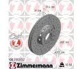ZIMMERMANN Brzdov kotou drkovan SPORT COAT Z - 323 mm ‐ ZIM 100.3303.52