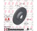 ZIMMERMANN Brzdov kotou drkovan SPORT COAT Z - 314 mm ‐ ZIM 100.3317.52