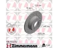 Brzdový kotouč ZIMMERMANN ‐ ZIM 100.3322.52 Brzdový kotouč ZIMMERMANN ‐ ZIM 100.3322.52