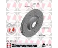 ZIMMERMANN Brzdov kotou drkovan SPORT COAT Z - 321 mm ‐ ZIM 100.3324.52