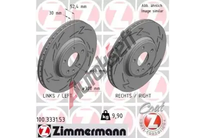 ZIMMERMANN Brzdov kotou BLACK Z - 320 mm ZIM 100.3331.53, 100.3331.53