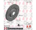 ZIMMERMANN Brzdov kotou BLACK Z - 345 mm ‐ ZIM 100.3332.54