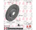 ZIMMERMANN Brzdov kotou BLACK Z - 345 mm ‐ ZIM 100.3332.55