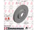 ZIMMERMANN Brzdov kotou COAT Z - 320 mm ‐ ZIM 100.3361.20