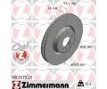 ZIMMERMANN Brzdov kotou COAT Z - 349 mm ‐ ZIM 100.3373.20